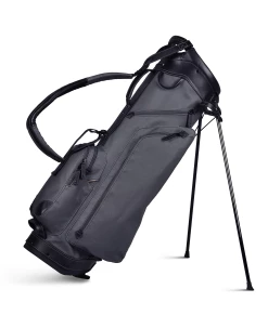 Sun Mountain Golf Canvas & Leather Carry Stand Bag -A-Grind Golf Shop 190735CanvasLeatherStandSlate Black