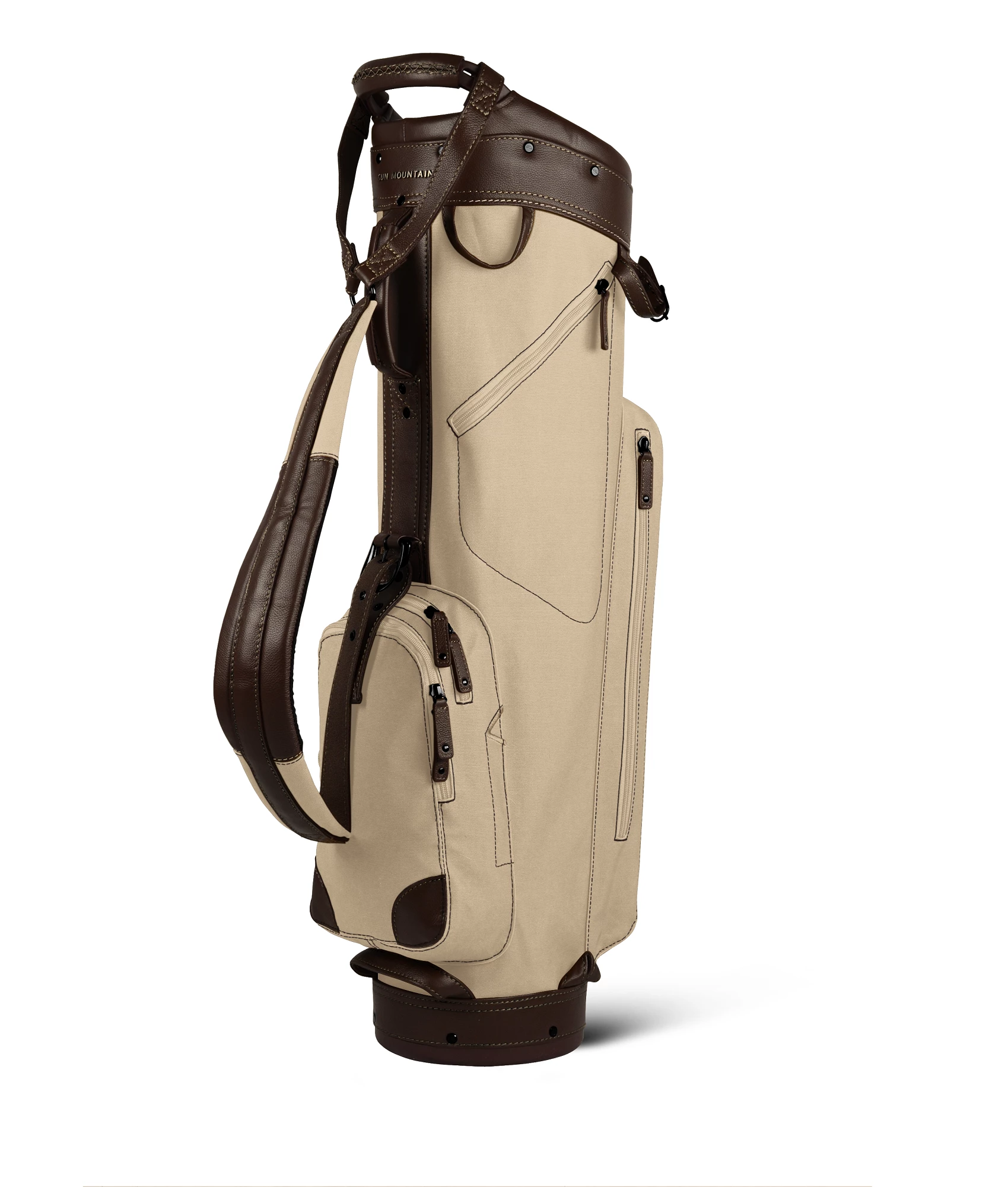 Sun Mountain Golf Canvas & Leather Cart Bag 5 Sun Mountain Golf Canvas & Leather Cart Bag - Image 3