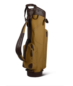 Sun Mountain Golf Canvas & Leather Cart Bag 13 Sun Mountain Golf Canvas & Leather Cart Bag -A-Grind Golf Shop 190740CanvasLeatherCartClay Brown
