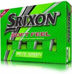 Cleveland Golf Srixon Soft Feel Brite Matte Color Golf Balls -A-Grind Golf Shop 2019SoftFeelBritte Green Box0