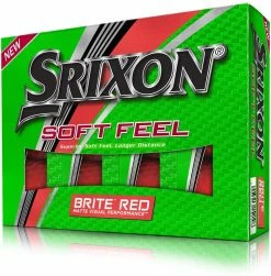 Cleveland Golf Srixon Soft Feel Brite Matte Color Golf Balls -A-Grind Golf Shop 2019SoftFeelBritte Red Box0