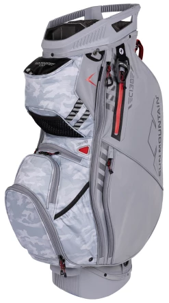 Sun Mountain 2023 C-130 14-Way Divided Golf Cart Bag -A-Grind Golf Shop 2023 C130 230300 cadet gray camo red