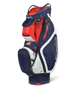 Sun Mountain Golf 2021 Maverick Cart Bag -A-Grind Golf Shop 210373MaverickNavy White Red