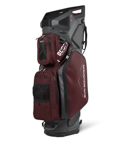Sun Mountain 2022 Boom Bag Golf Cart Bag With Speakers -A-Grind Golf Shop 210412BoomBagGray Garnet Black