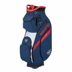 Wilson Staff EXO II Golf Cart Bags -A-Grind Golf Shop 5537dd395b99fd6943e8a6ebf6b013c965e6801d WGB6650NA 0 WS EXO II CART NA RD WH
