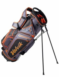 CaddiesShack Volvik Golf 6-Way Stand Carry Bags -A-Grind Golf Shop 6 Way Orange Stand 1 4936b375 119b 469c aa7e 495f1fd36034
