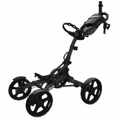 Proactive Clicgear Golf 4-Wheel Push Cart Model 8.0+ -A-Grind Golf Shop 8.0 Black Unfolded