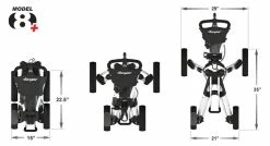 Proactive Clicgear Golf 4-Wheel Push Cart Model 8.0+ -A-Grind Golf Shop 8.0 Details