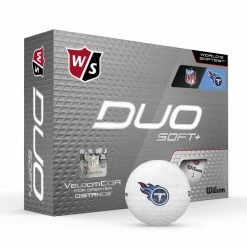 Wilson Staff Duo Soft + NFL Team Licensed Golf Balls -A-Grind Golf Shop 85d748029a9a5da7ba9c63eb210e23cefcec255f WGWP500TN 9 Duo Soft Plus Box RT Hero NFL Tennessee Lockup