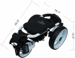 TGIB Axglo Golf TriLite 3 Wheel Push Cart 13 TGIB Axglo Golf TriLite 3 Wheel Push Cart -A-Grind Golf Shop AxgloTriLiteFolded