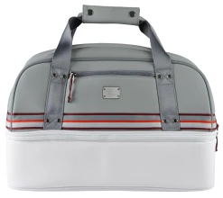 Sun Mountain Mid-Stripe Boston Bag -A-Grind Golf Shop BOSTONBAGWHITECADETBRICK