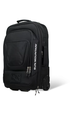 Sun Mountain Golf Wheeled Carry-On Travel Suitcase - Closeout! -A-Grind Golf Shop Black 66ccccf4 7caf 464c b5ce 2d9eda38de34