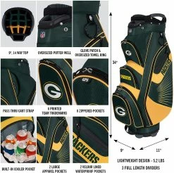 Team Golf NFL The Bucket II Team Effort Cart Bag -A-Grind Golf Shop Bucket II Cart Bag 102fc232 9a86 4182 a07e 0f314f0f4110
