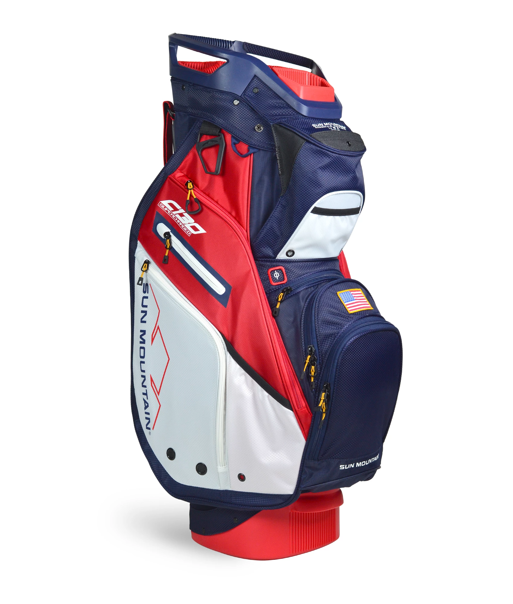Sun Mountain Golf 2021 C-130 Supercharged Cart Bag 7 Sun Mountain Golf 2021 C-130 Supercharged Cart Bag - Image 5