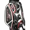 Tour Edge Exotics CBX Staff Bag Black White 4-Way Divided -A-Grind Golf Shop CBX Staff Bag Black White