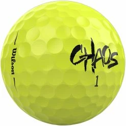 Wilson Golf 2020 Chaos Golf Balls 24 Pack -A-Grind Golf Shop CHAOSYELLOW