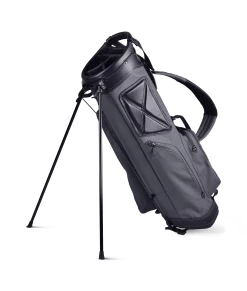 Sun Mountain Golf Canvas & Leather Carry Stand Bag -A-Grind Golf Shop CanvasLeatherStandSlate BlackAltShot