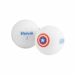 Volvik Marvel Character Golf Ball 4 Pack -A-Grind Golf Shop Captain America Ball