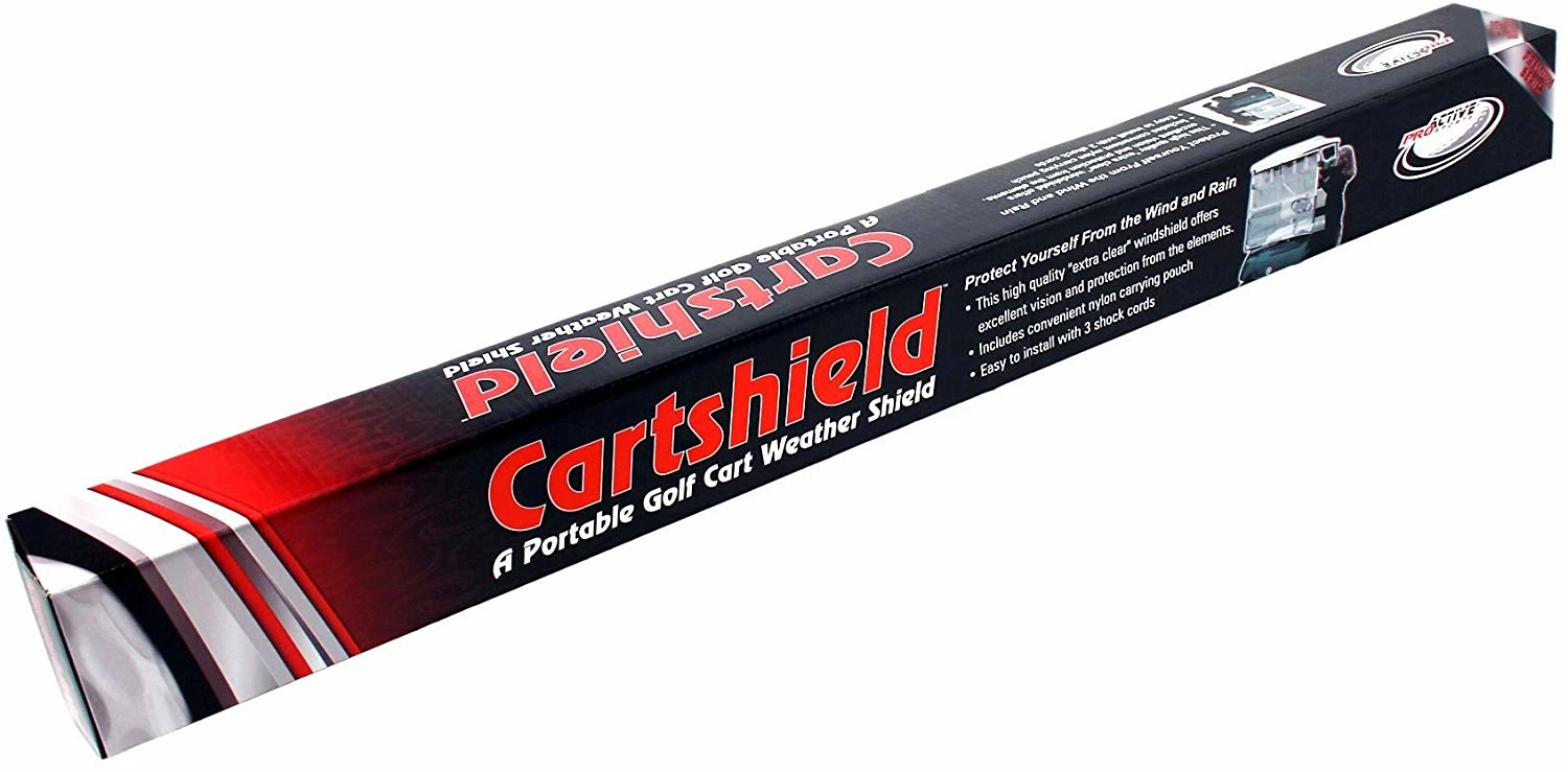 ProActive Sports CartShield Clear Portable Golf Cart Windshield 3 ProActive Sports CartShield Clear Portable Golf Cart Windshield