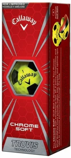 GE Wholesale Callaway Chrome Soft Truvis Golf Balls -A-Grind Golf Shop ChromeSoft 5995589 2