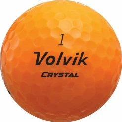 Volvik Crystal Focus Colored Golf Balls -A-Grind Golf Shop CrystalFocus2022 OrangeBall