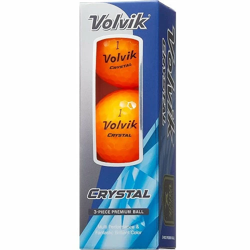 Volvik Crystal 2022 Focus Colored Golf Balls By The Sleeve 3 Volvik Crystal 2022 Focus Colored Golf Balls By The Sleeve