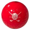 CaddiesShack Custom Jolly Rogers Skull & Crossbones Volvik Crystal Golf Balls 2 CaddiesShack Custom Jolly Rogers Skull & Crossbones Volvik Crystal Golf Balls -A-Grind Golf Shop Crystal Red Logo