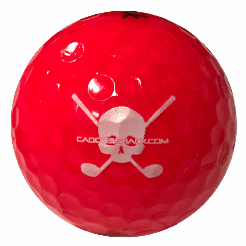 CaddiesShack Custom Jolly Rogers Skull & Crossbones Volvik Crystal Golf Balls 3 CaddiesShack Custom Jolly Rogers Skull & Crossbones Volvik Crystal Golf Balls