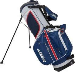 Golf Works Top-Flite 2019 Gamer Carry Bags -A-Grind Golf Shop Gamer2019CarryBagGrayNavyRed 3