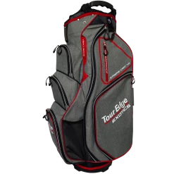 Tour Edge Xtreme 7.0 Cart Bag -A-Grind Golf Shop Heather Red WhiteCart
