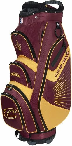 Team Golf NBA The Bucket II Team Effort Cart Bag -A-Grind Golf Shop NBA Cart Bag Cavaliers