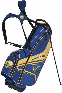 Team Golf NBA The Gridiron III Team Effort Stand Bag 12 Team Golf NBA The Gridiron III Team Effort Stand Bag -A-Grind Golf Shop NBA Stand Bag Warrriors