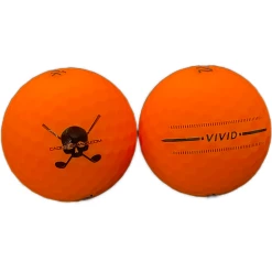 CaddiesShack Custom Jolly Rogers Skull & Crossbones Volvik Vivid Matte Golf Balls 10 CaddiesShack Custom Jolly Rogers Skull & Crossbones Volvik Vivid Matte Golf Balls -A-Grind Golf Shop Orangevivid
