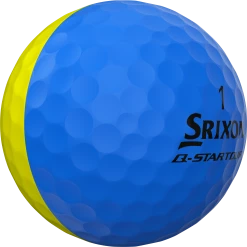 Cleveland Golf Srixon Q-Star Tour Divide Golf Balls - Dozen -A-Grind Golf Shop Q StarDivideBlueYellowBall