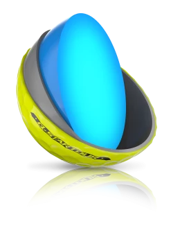 Cleveland Golf Srixon Q-Star Tour Series Golf Balls -A-Grind Golf Shop QST4 FLIPPEDCORE YELLOW REFLECTION