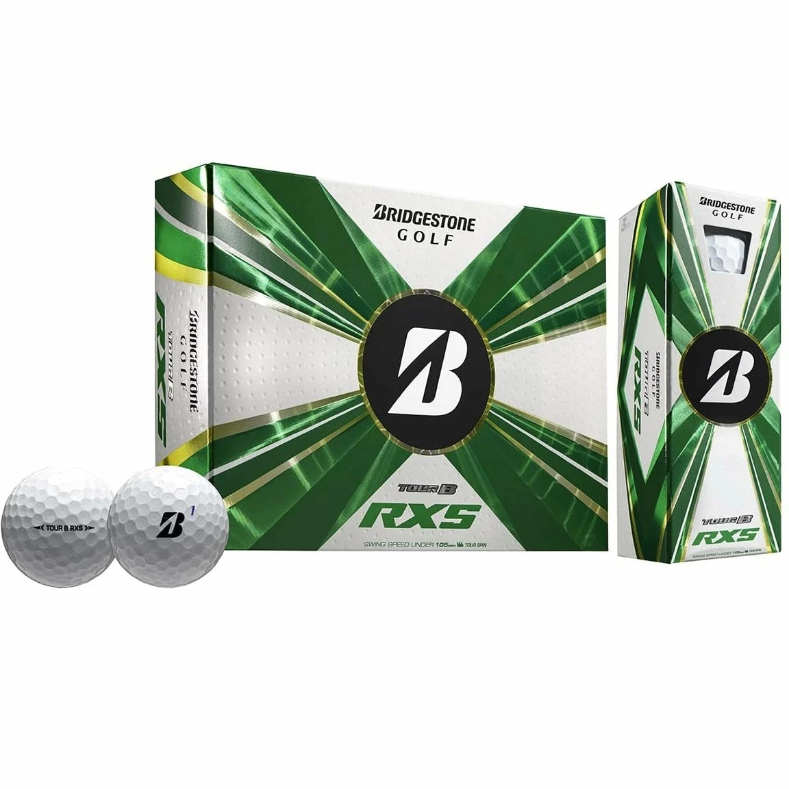 Bridgestone Tour B RXS Golf Balls 3 Bridgestone Tour B RXS Golf Balls