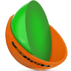 Cleveland Golf Srixon Soft Feel Brite Matte Color Golf Balls -A-Grind Golf Shop SOFTFEEL13 BRITEORANGE FLIPPEDCORE Reflection