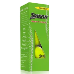 Cleveland Golf Srixon Soft Feel Golf Balls -A-Grind Golf Shop SOFTFEEL13Sleeve TourYellow FLIP reflection