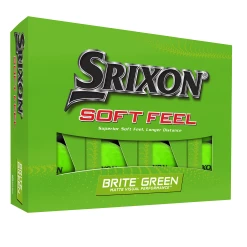 Cleveland Golf Srixon Soft Feel Brite Matte Color Golf Balls -A-Grind Golf Shop SOFTFEELBriteGreen13 Package FLIP