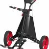 TGIB Spin It Golf Easy Drive 3-Wheel Push Cart 2 TGIB Spin It Golf Easy Drive 3-Wheel Push Cart -A-Grind Golf Shop SpinItEasyDriver BlackRed