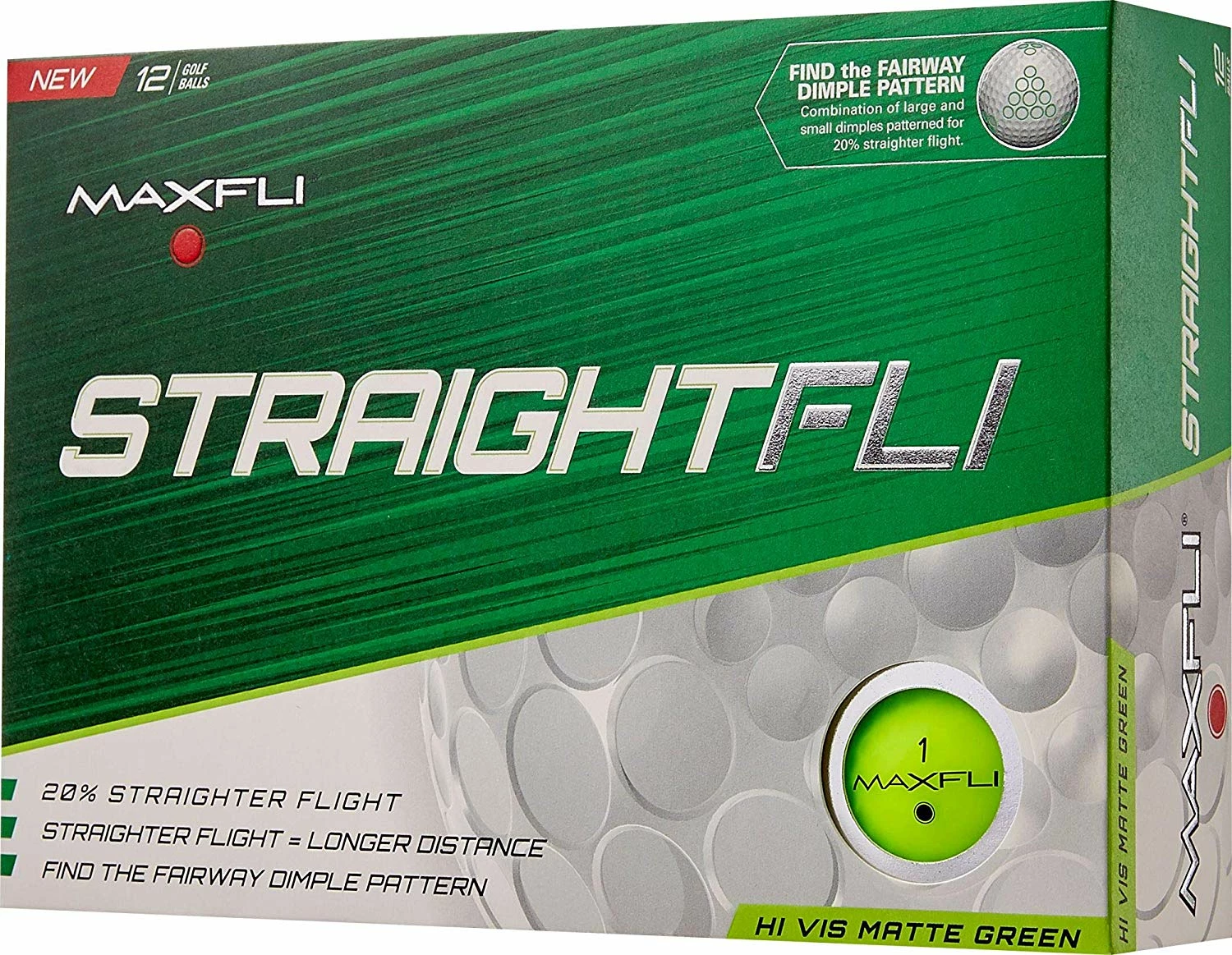 Golf Works Maxfli StraightFli Golf Balls 6 Golf Works Maxfli StraightFli Golf Balls - Image 4