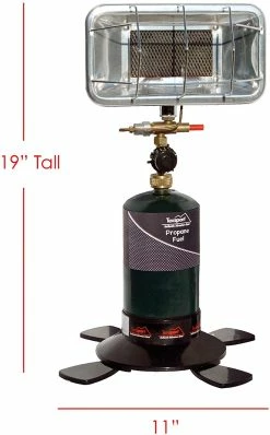 CaddiesShack TexSport Sportsmate Propane Heater Golf Cart Heater -A-Grind Golf Shop Texsport Sportsmate Propane Heater 3