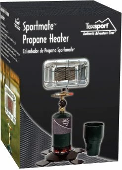 CaddiesShack TexSport Sportsmate Propane Heater Golf Cart Heater -A-Grind Golf Shop Texsport Sportsmate Propane Heater 6