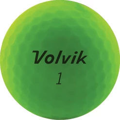 Volvik Vivid Matte Finish Golf Balls - Dozen -A-Grind Golf Shop Vivid Green