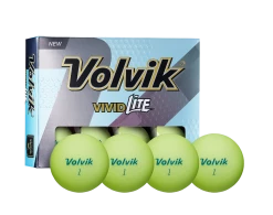Volvik Vivid Lite Matte Finish Golf Balls - Sale! -A-Grind Golf Shop Vivid Lite Yellow