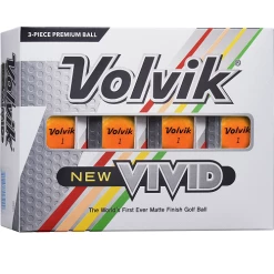 Volvik Vivid Matte Finish Golf Balls - Dozen -A-Grind Golf Shop Vivid SO