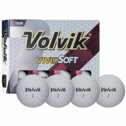 Volvik Vivid Soft Matte Urethane Golf Balls -A-Grind Golf Shop Vivid Soft White