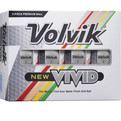 Volvik Vivid Matte Finish Golf Balls - Dozen -A-Grind Golf Shop Vivid W