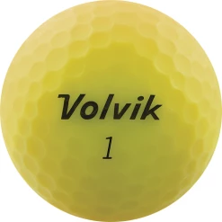Volvik Vivid Matte Finish Golf Balls - Dozen -A-Grind Golf Shop Vivid Yellow