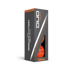 Wilson Staff Duo Soft 2.5 Golf Balls -A-Grind Golf Shop WG2006104 6 Duo Soft Orange Ball 3Ball Sleeve